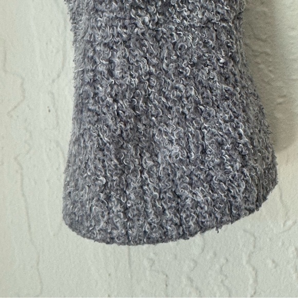 BAREFOOT DREAMS Cozychic Lite Knit Circle Cardigan Gray Open Front Size Medium - Picture 11 of 14